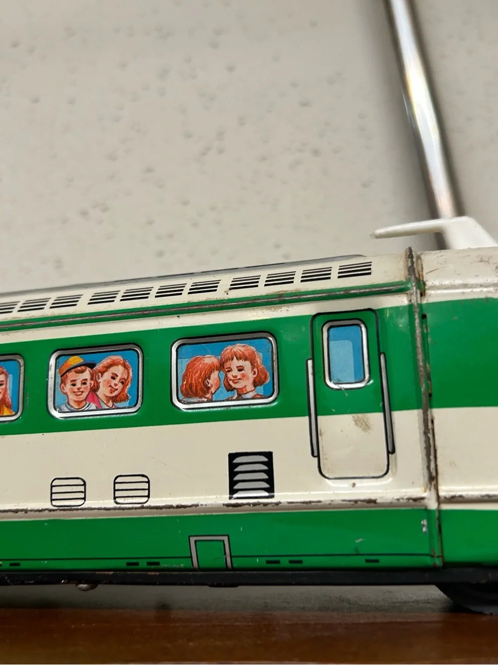 Vintage Tin Toy Train Retro Collectible Classic